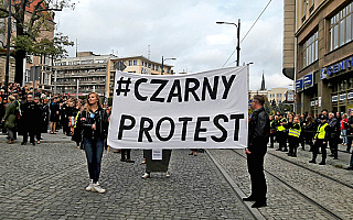 Ulicami Olsztyna i Elbląga przeszedł czarny marsz Ulicami Olsztyna i Elbląga przeszedł czarny marsz